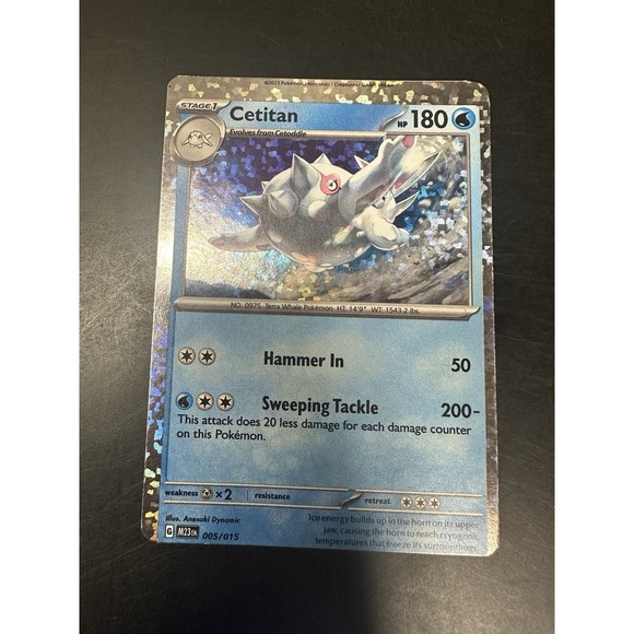 cetitan holographic pokemon card value Graded: 201/191 Surging Sparks (2024) IR Holo PSA 10 Water Rolling Slider (100x) Flip 3 coins Cetitan Holo CRAZY MISCUT ALIGNMENT